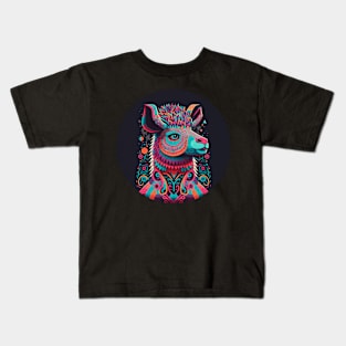 A llama having a blast at the Carnaval Kids T-Shirt